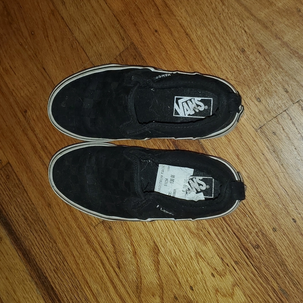 Boys Checkered Vans